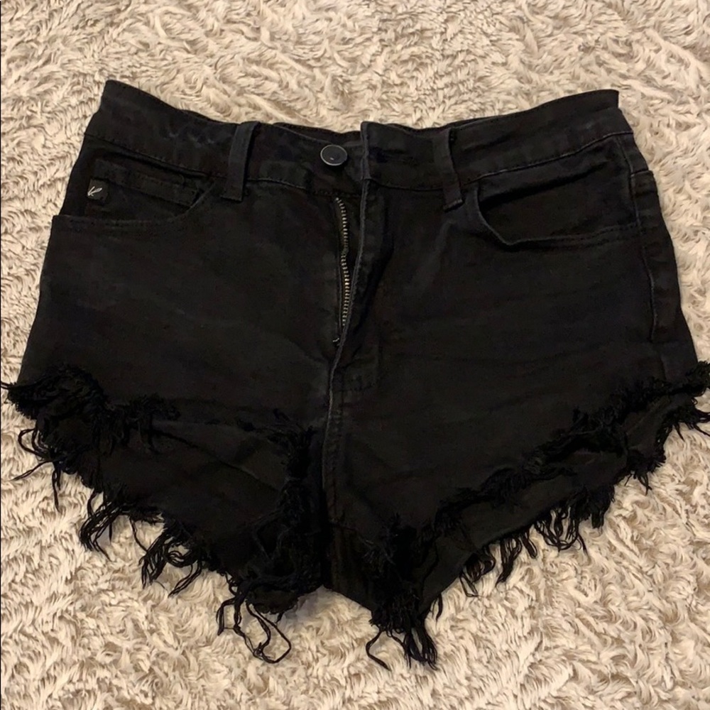 Black KanCan Shorts